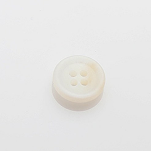 HR빅버튼 플러스 무광 단추 15mm, 화이트, 8개입