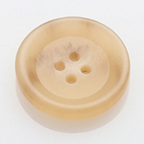 HR빅버튼 모던무광 단추 23mm, 라이트베이지, 4개입