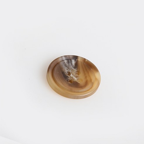 HR빅버튼 쿠바 무광 단추 30mm, 다크베이지, 12개입