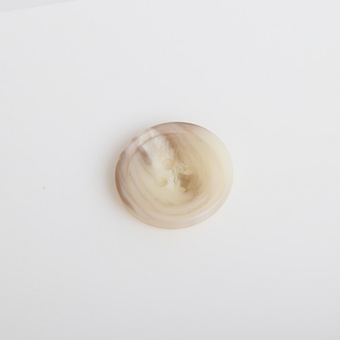 HR빅버튼 쿠바 무광 단추 35mm, 라이트베이지, 12개입