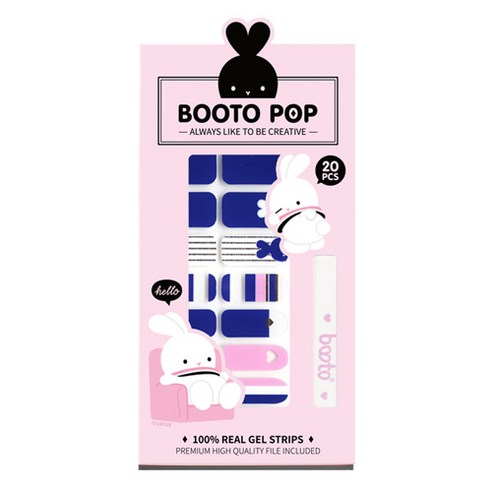 코코라인 붙이는 젤네일 스티커 BOOTO, No.3, 1세트