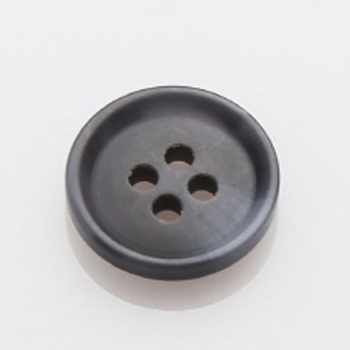 HR빅버튼 마니 무광 단추 18mm, 네이비, 4개입