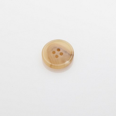 HR빅버튼 디젤무광 단추 18mm, 연베이지, 8개입