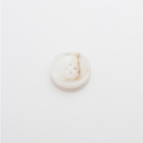 HR빅버튼 디젤무광 단추 23mm, 화이트, 12개입
