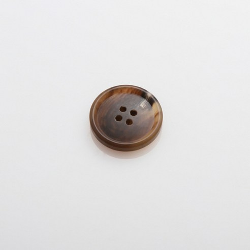 HR빅버튼 디젤무광 단추 21mm, 다크브라운, 12개입