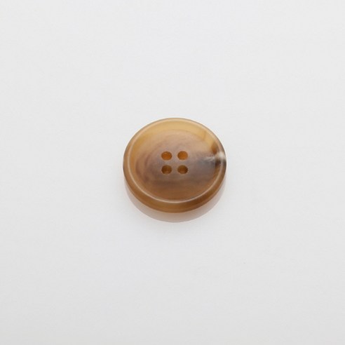 HR빅버튼 디젤무광 단추 23mm, 다크베이지, 12개