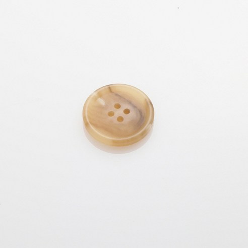 HR빅버튼 디젤무광 단추 21mm, 연베이지, 4개입