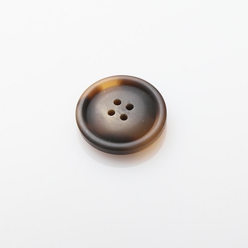 HR빅버튼 호동 무광 단추 28mm, 브라운, 8개입
