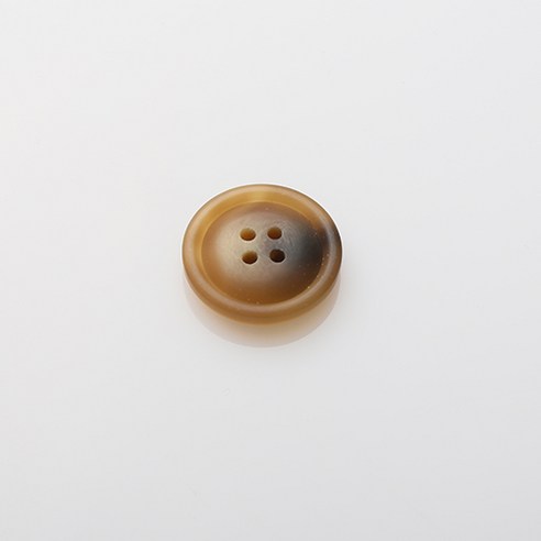 HR빅버튼 호동 무광 단추 25mm, 다크베이지, 4개입