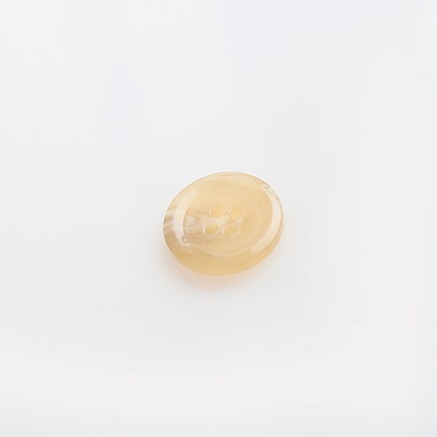 HR빅버튼 티유 단추 18mm, 베이지, 8개입