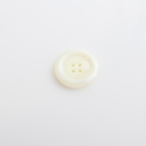 HR빅버튼 티유 단추 28mm, 화이트, 4개입
