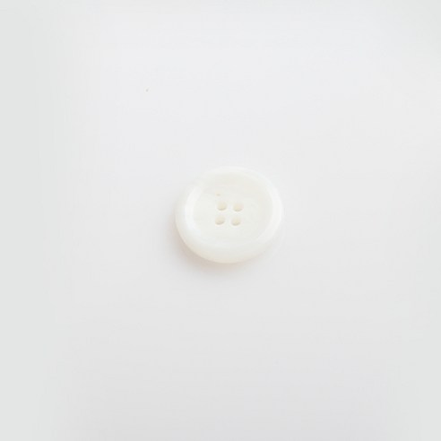 HR빅버튼 티유 단추 15mm, 화이트, 4개입