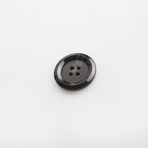 HR빅버튼 티유 단추 23mm, 블랙, 4개입