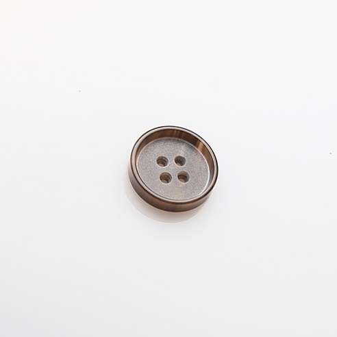HR빅버튼 샌더슨 단추 21mm, 브라운, 12개입