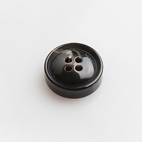 HR빅버튼 볼드 단추 21mm, 블랙, 4개입