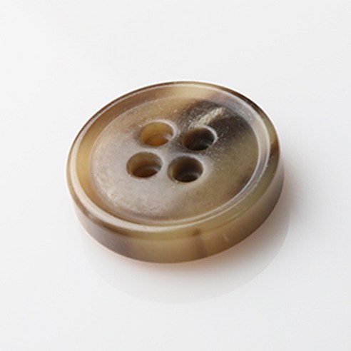 HR빅버튼 두통이 단추 35mm, 진베이지, 4개입