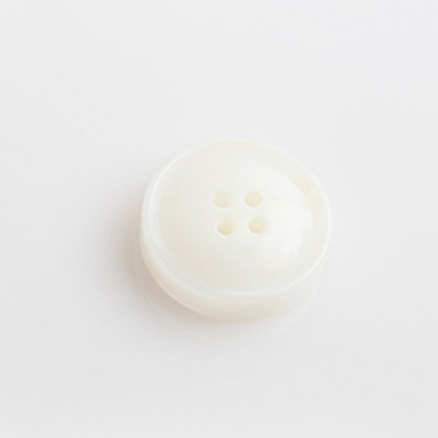 HR빅버튼 볼드 단추 21mm, 화이트, 4개입