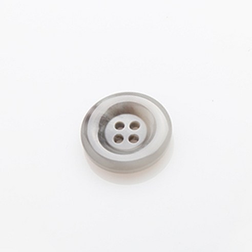 HR빅버튼 어게인 유광 단추 21mm, 그레이, 4개입