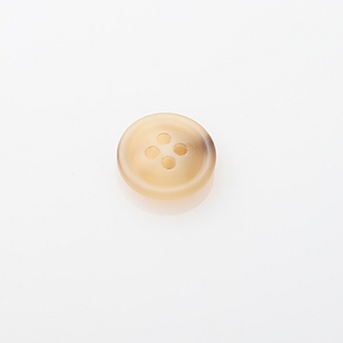 HR빅버튼 호동 무광 단추 15mm, 라이트베이지, 12개입