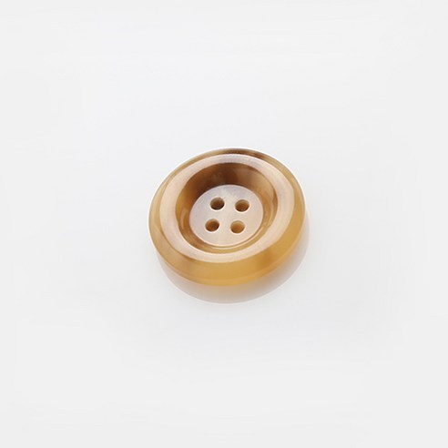 HR빅버튼 어게인 유광 단추 35mm, 다크베이지, 8개입