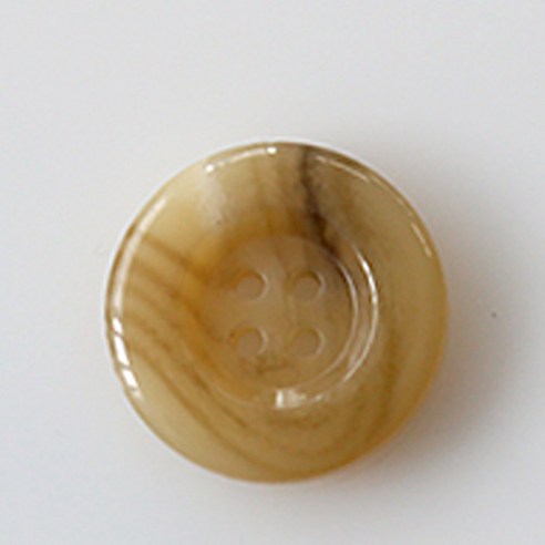 HR빅버튼 네임유광 단추 25mm, 라이트베이지, 8개입