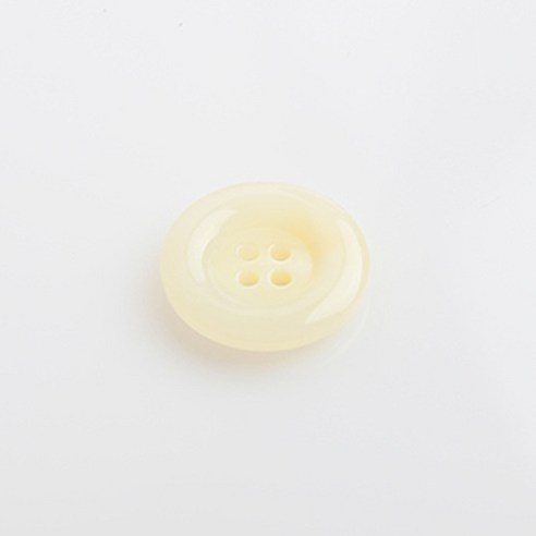 HR빅버튼 어게인 유광 단추 지름 18mm, 아이보리, 8개입