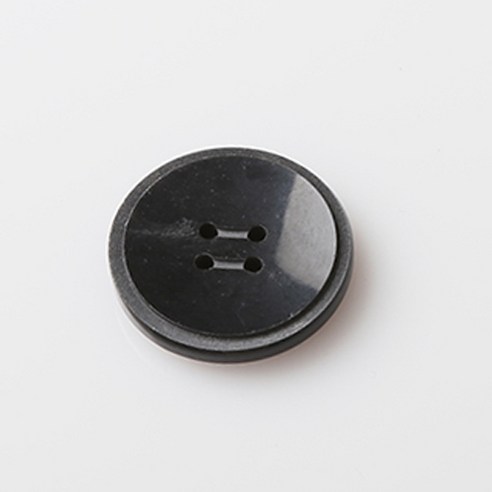 HR빅버튼 네로 단추 25mm, 선블랙, 12개입