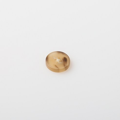 HR빅버튼 가우디 무광 단추 15mm, 다크베이지, 4개입