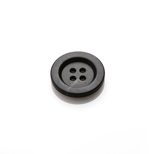 HR빅버튼 더샾 무광 단추 30mm, 블랙, 8개입