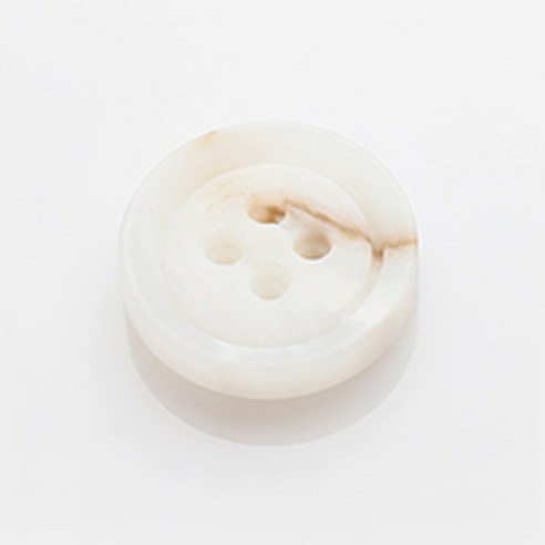 HR빅버튼 르노 단추 25mm, 화이트, 4개입