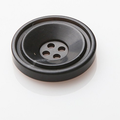 HR빅버튼 포맨 단추 28mm, 블랙, 8개입
