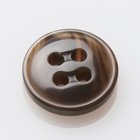 HR빅버튼 란찌 단추 18mm, 브라운, 4개입