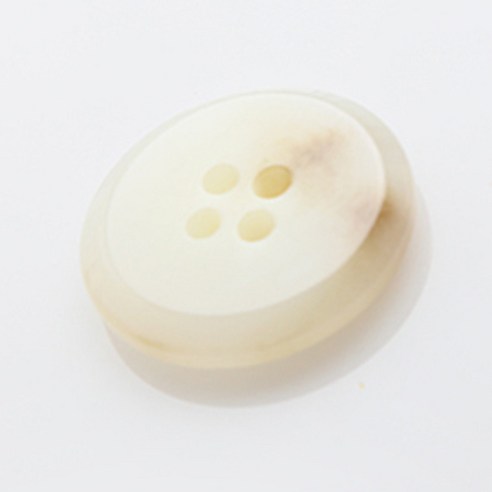 HR빅버튼 안단테 단추 25mm, 화이트, 4개입