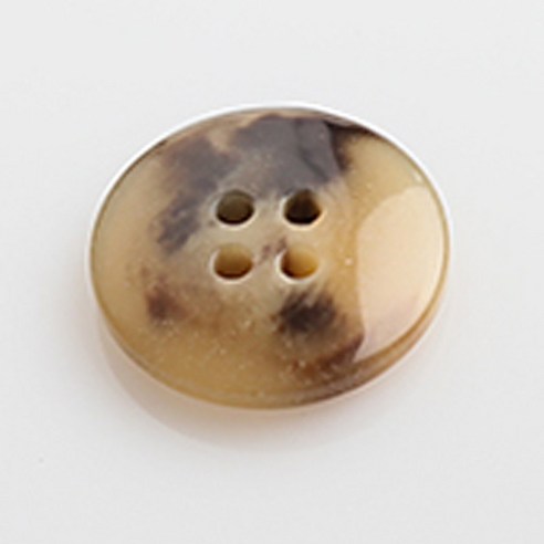 HR빅버튼 안단테 단추 18mm, 연브라운, 4개입
