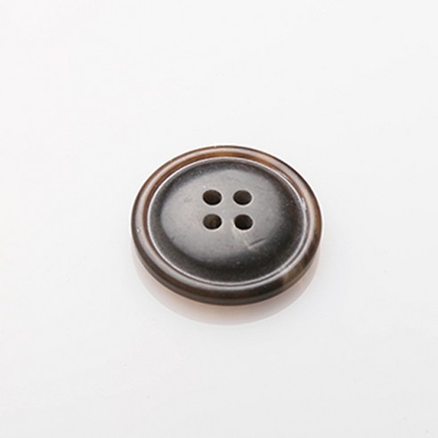 HR빅버튼 어라운드 단추 25mm, 브라운, 4개입