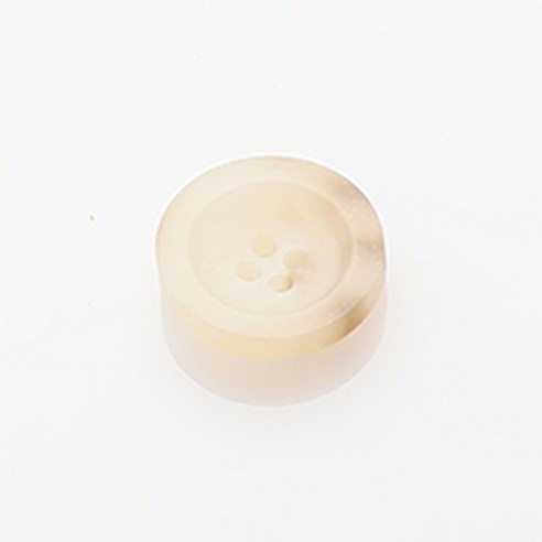 HR빅버튼 텔미 무광 단추 15mm, 라이트베이지, 12개입