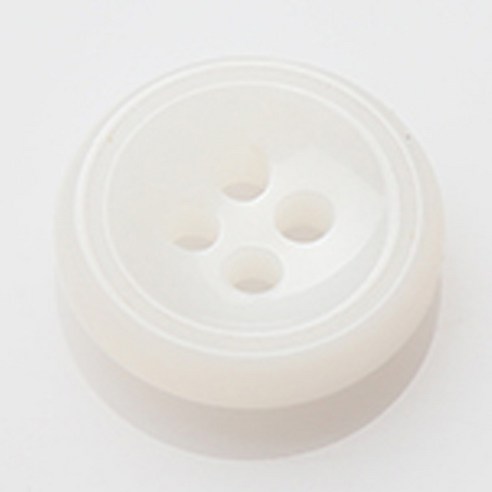 HR빅버튼 팩토리 단추 18mm, 화이트, 12개입