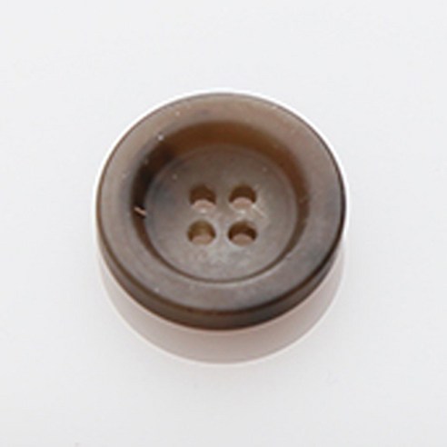 HR빅버튼 텔미 무광 단추 18mm, 다크브라운, 8개입