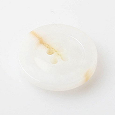 HR빅버튼 맨유 단추 18mm, 화이트, 8개입