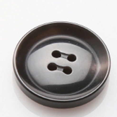 HR빅버튼 아이리스 단추 23mm, 블랙, 8개입