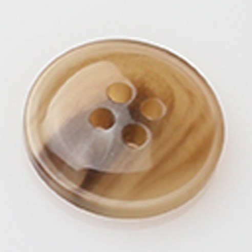 HR빅버튼 티볼리 유광 단추 지름 18mm, 베이지, 12개입