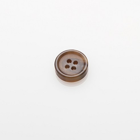 HR빅버튼 썸데이무광 단추 15mm, 라이트브라운, 12개입