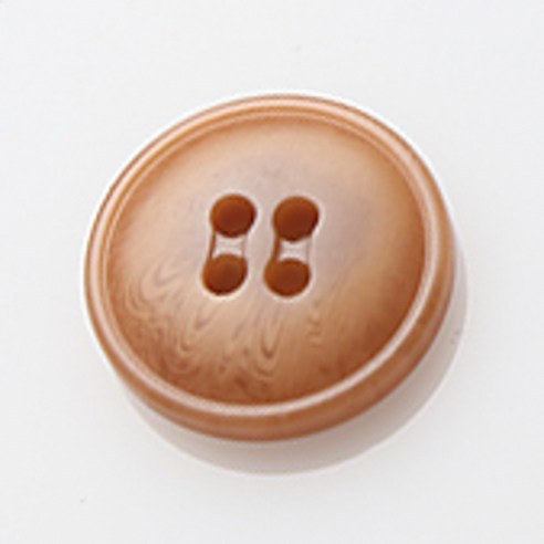 HR빅버튼 디테 단추 18mm, 다크베이지, 8개입