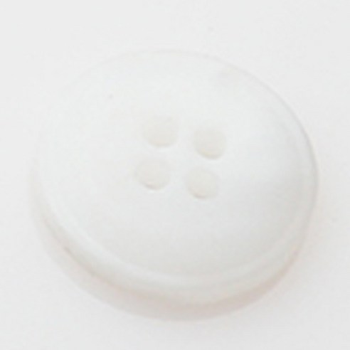 HR빅버튼 티볼리 무광 단추 지름 18mm, 화이트, 8개입