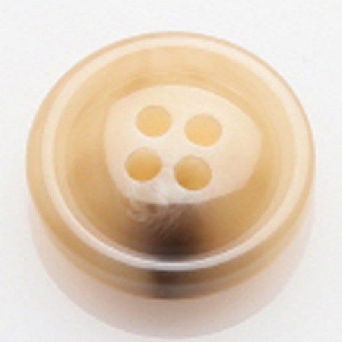 HR빅버튼 호동 단추 18mm, 라이트베이지, 4개입