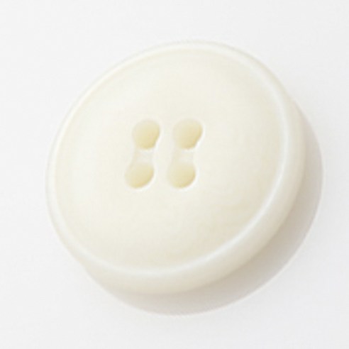 HR빅버튼 디테 단추 18mm, 아이보리, 8개입