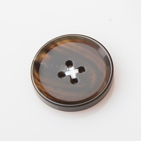 HR빅버튼 크라이 단추 25mm, 브라운, 4개입