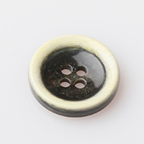 파운드 유광 단추 18mm, 블랙, 4개입