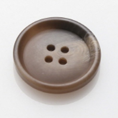 HR빅버튼 아이젠 무광 단추 21mm, 라이트브라운, 4개입