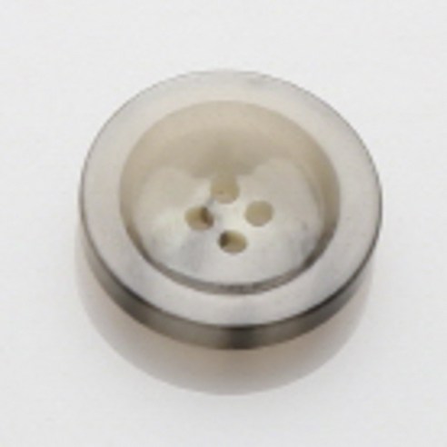 HR빅버튼 텔미 단추 15mm, 진그레이, 4개입